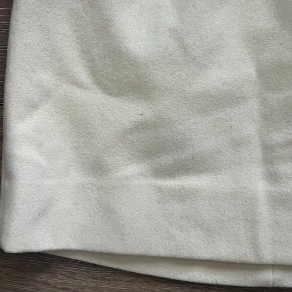 J. CREW Ivory Beige Wool Blend Fully Lined Mini Skirt Size 8 - Picture 6 of 16